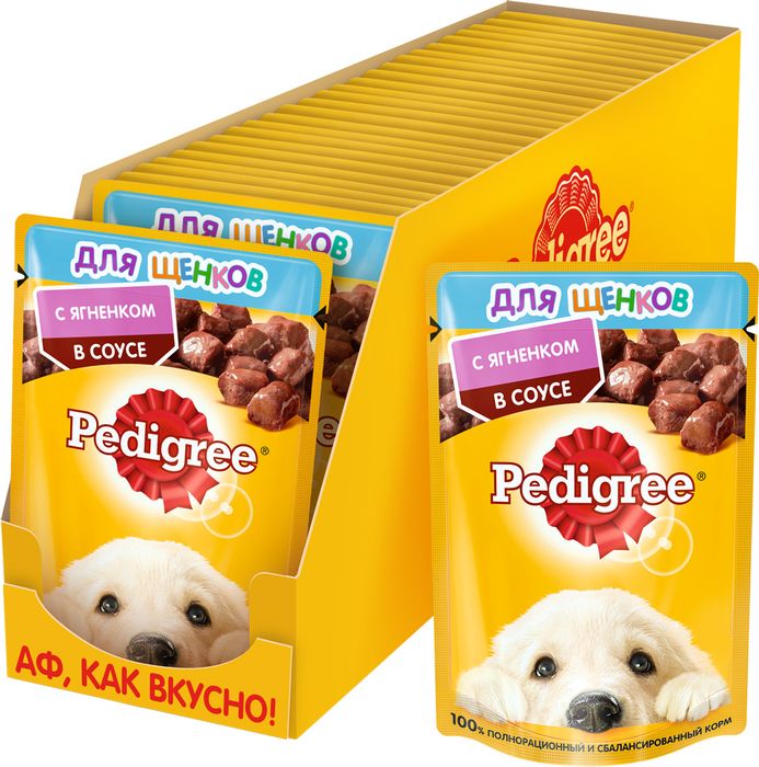 Pedigree влажный корм для щенков с ягненком