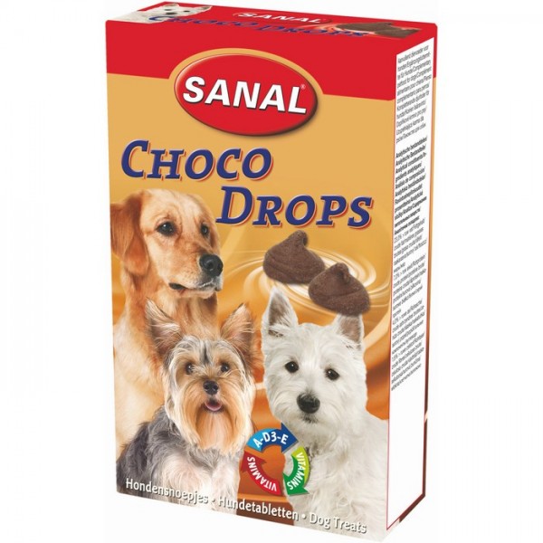 Sanal Choco Drops лакомство для собак со вкусом шоколада