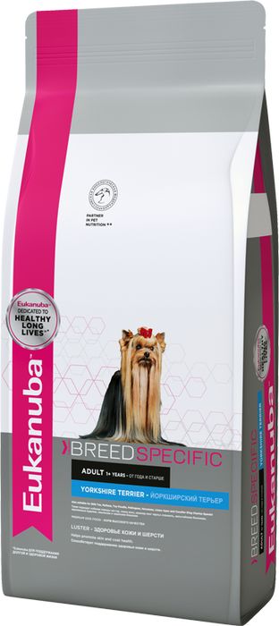 Eukanuba Yorkshire Terrier сухой корм для собак породы йоркширский терьер
