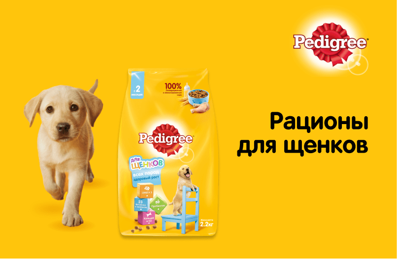 Рационы для щенков